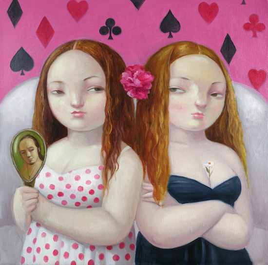 楊格 之間60x60CM 布面油畫