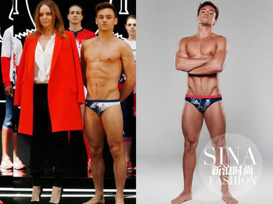 “跳水金童”Tom-Daley與設(shè)計(jì)師Stella-McCartney一同亮相