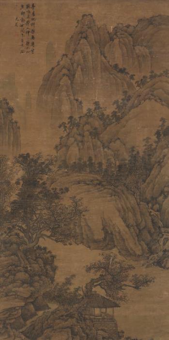 拍品編號(hào) 3008
沈周(1427-1509) 《虛亭聽泉圖》
立軸 水墨 設(shè)色絹本
120 x 60.5 公分(47.1/4 x 23 ? 吋)
港元 3,000,000-5,000,000