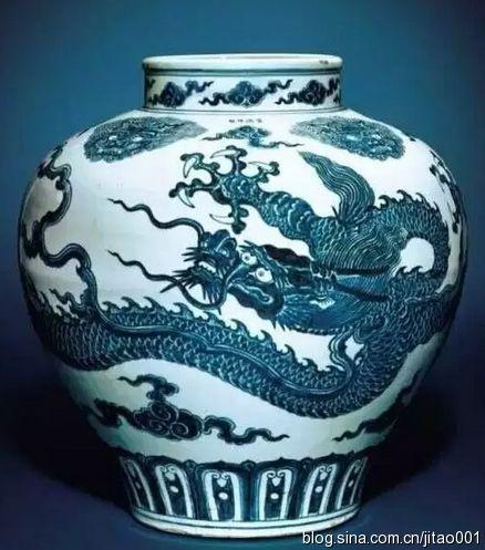 宣德青花龍紋罐率先破億元
