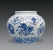 宣德青花龍紋罐率先破億元