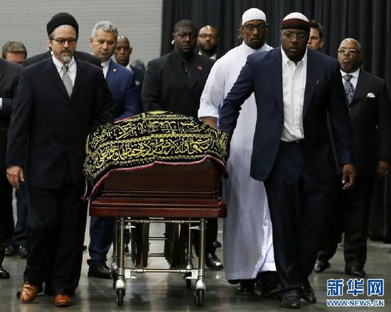 拳王阿里的葬禮在故鄉(xiāng)路易斯維爾舉行