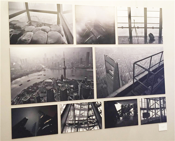 胡歌參展“上海之巔”系列作品