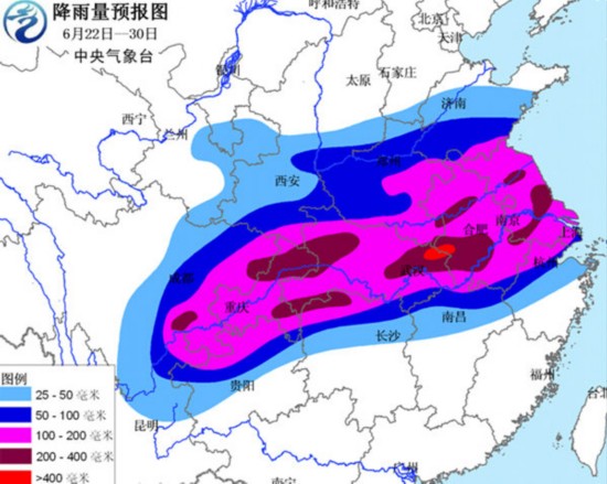 淮河流域7天將遇2輪強(qiáng)降雨 今起迎來首輪