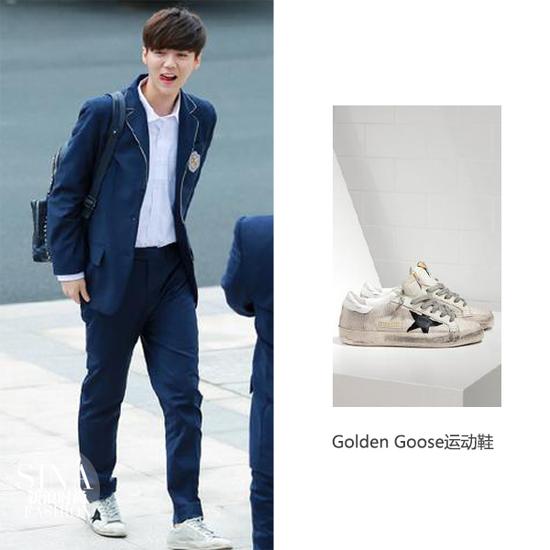 鹿晗穿Golden Goose小臟鞋