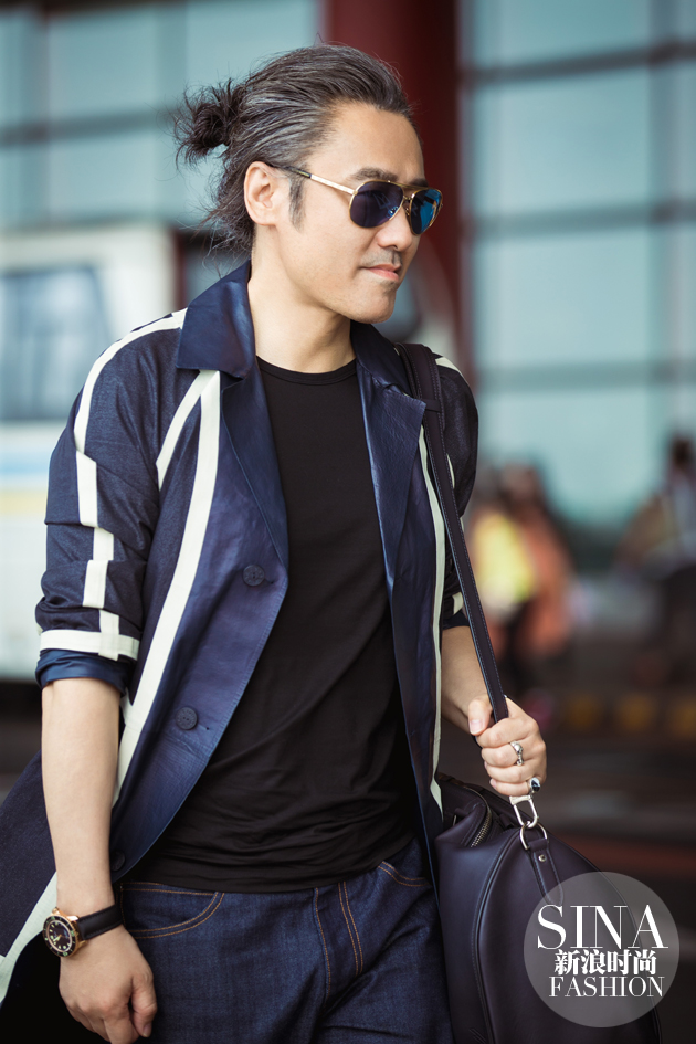 吳秀波啟程巴黎機場街拍4