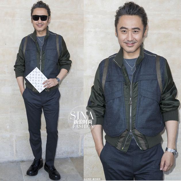 吳秀波出席LV-2017春夏男裝秀場