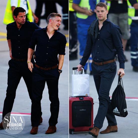 德國隊的機場秀