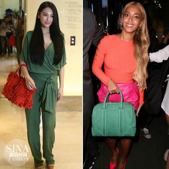 張雨綺、碧昂斯都愛(ài)紅配綠