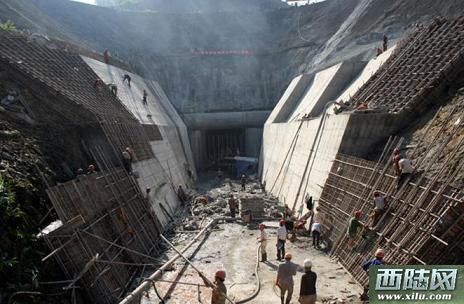 密松水電站工地