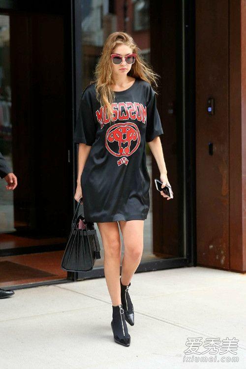 肯豆吉吉初秋街拍 明爭暗斗衣品大提升 吉吉哈迪德街拍