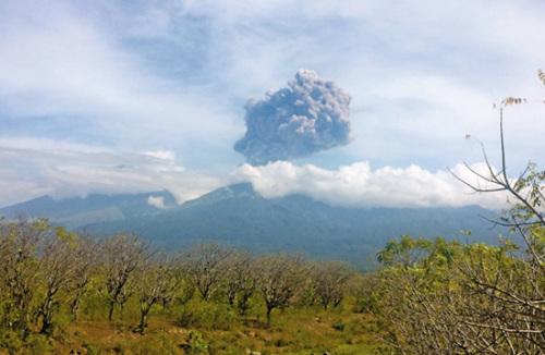 印尼火山爆發(fā)超250名登山客下路不明 多為外籍