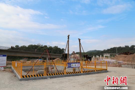 南沙港鐵路首樁完成澆筑有望4年建成