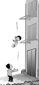 3歲小女孩從3樓陽(yáng)臺(tái)墜落 10歲男孩徒手將其接住
