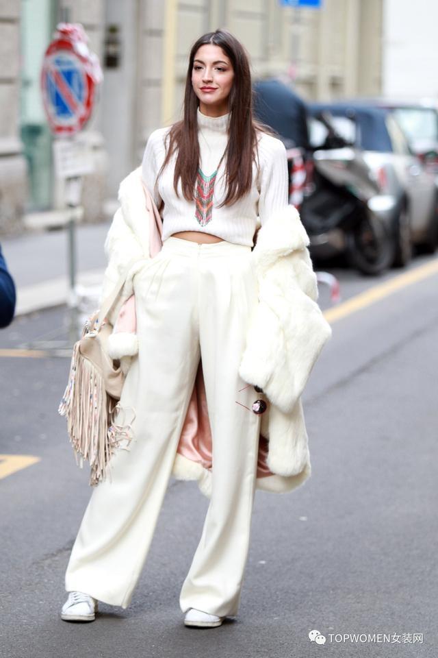 變身精致有品味女王，全白造型打造冬日女神范！