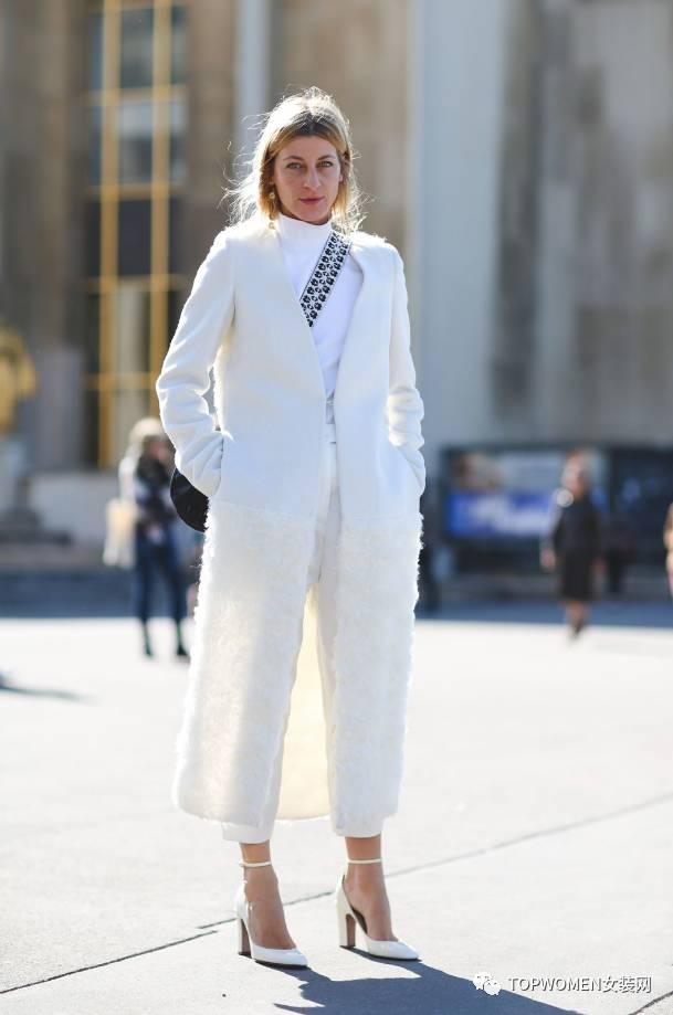 變身精致有品味女王，全白造型打造冬日女神范！