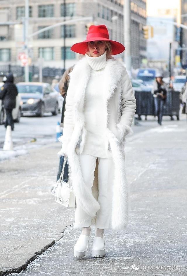 變身精致有品味女王，全白造型打造冬日女神范！