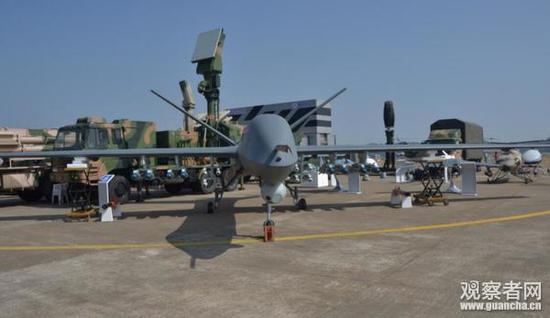 大量出口國外的中國彩虹系列無人機(jī)最新型號(hào)彩虹-5