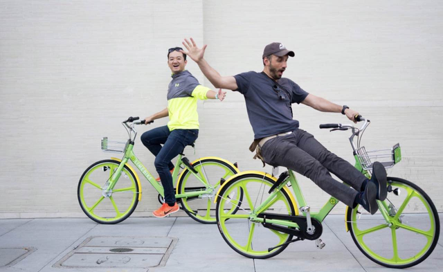 這兩位中國人將中國共享單車模式“騎進”美國