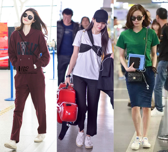 四海八荒的小仙女們都換上了小白鞋