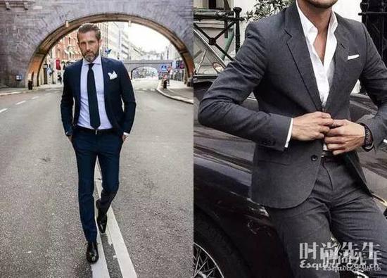 淺灰色適宜清新的夏季婚禮而深灰色則是冬季完美的選擇