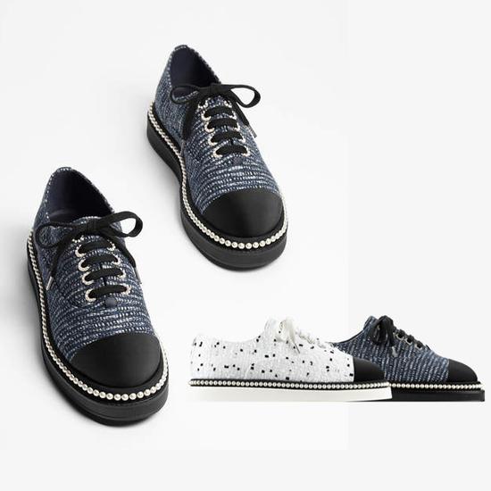 陳喬恩用來拍蟑螂的香奈兒系帶鞋