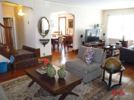 特朗普幼年舊居內(nèi)飾圖。(資料圖)