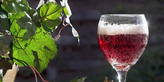 藍布魯斯科紅起泡酒（圖片來源：vinepair.com）