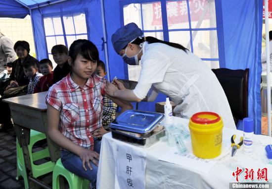資料圖：疫苗接種。a target='_blank' href='http://www.chinanews.com/'中新社/a發(fā) 安源 攝