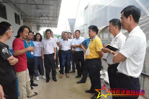 楊宵總經(jīng)理介紹高產(chǎn)養(yǎng)殖澳洲淡水龍蝦技術(shù)。 (2).jpg