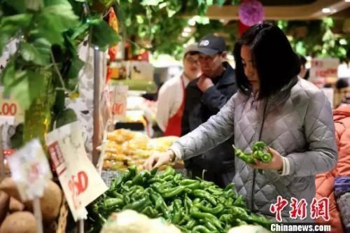 資料圖：市民挑選新鮮蔬菜。孫睿 攝