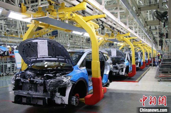 資料圖：吉利汽車生產線。邱凌峰 攝