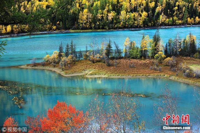 新疆喀納斯自然風(fēng)光。圖片來(lái)源：視覺(jué)中國(guó)
