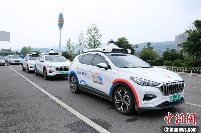 智能駕駛。湘江智能供圖