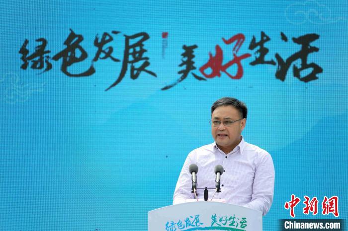 山東省文化和旅游廳二級巡視員王春生在開幕式上致辭。沙見龍 攝