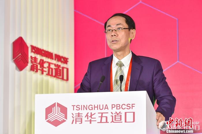 22日，在2021清華五道口全球金融論壇上，亞洲金融合作協(xié)會(huì)秘書長陳克文發(fā)表講話。 主辦方供圖