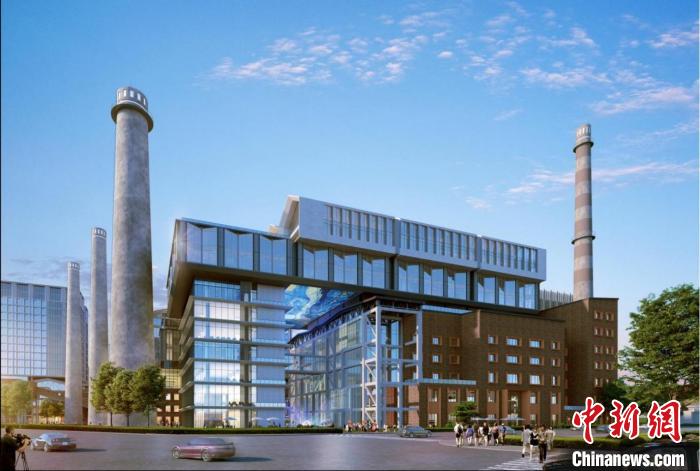 園區(qū)1號樓融獨特工業(yè)遺風，前瞻化設(shè)計，以及多場景空間功能于一體，未來將成為網(wǎng)紅打卡新地標。首鋼基金供圖