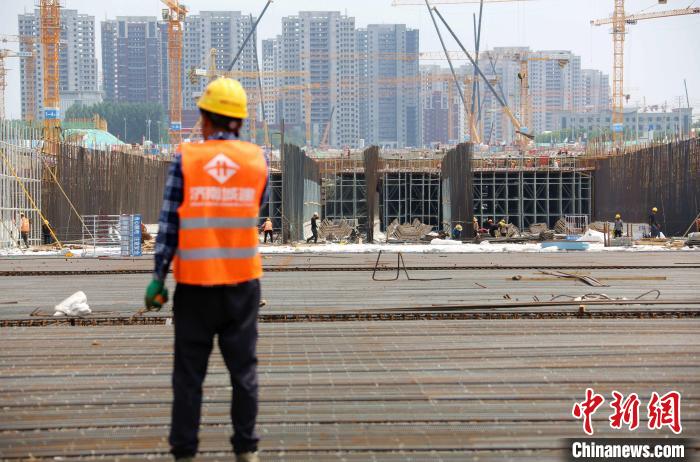 圖為，正在建設(shè)中的濟(jì)南新舊動能轉(zhuǎn)換起步區(qū)。沙見龍 攝