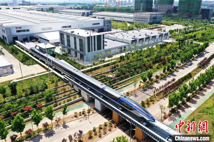 該套高速磁浮交通系統(tǒng)系世界首套。姜超 攝