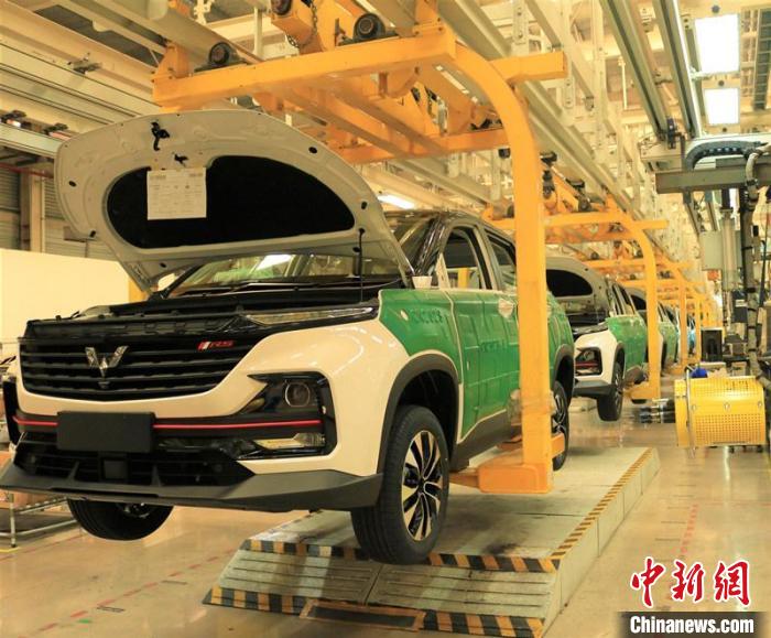 圖為上汽通用五菱印尼汽車工廠 廣西商務廳供圖