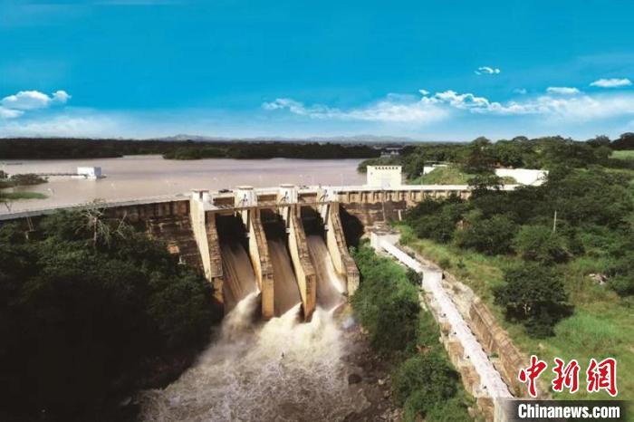 圖為安哥拉本戈省瑪布巴斯水電站工程 廣西商務廳供圖