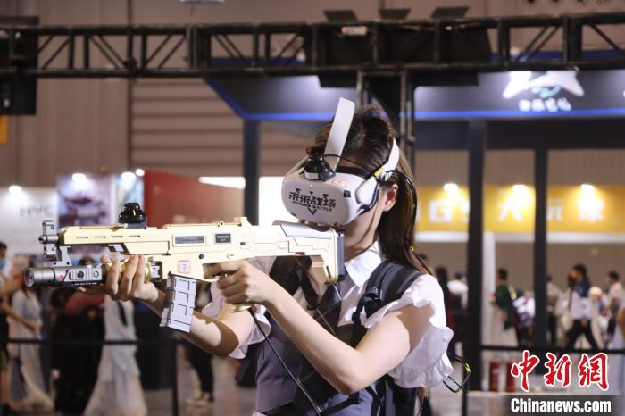 未來戰(zhàn)場現(xiàn)場體驗。IGS博覽會主辦方供圖