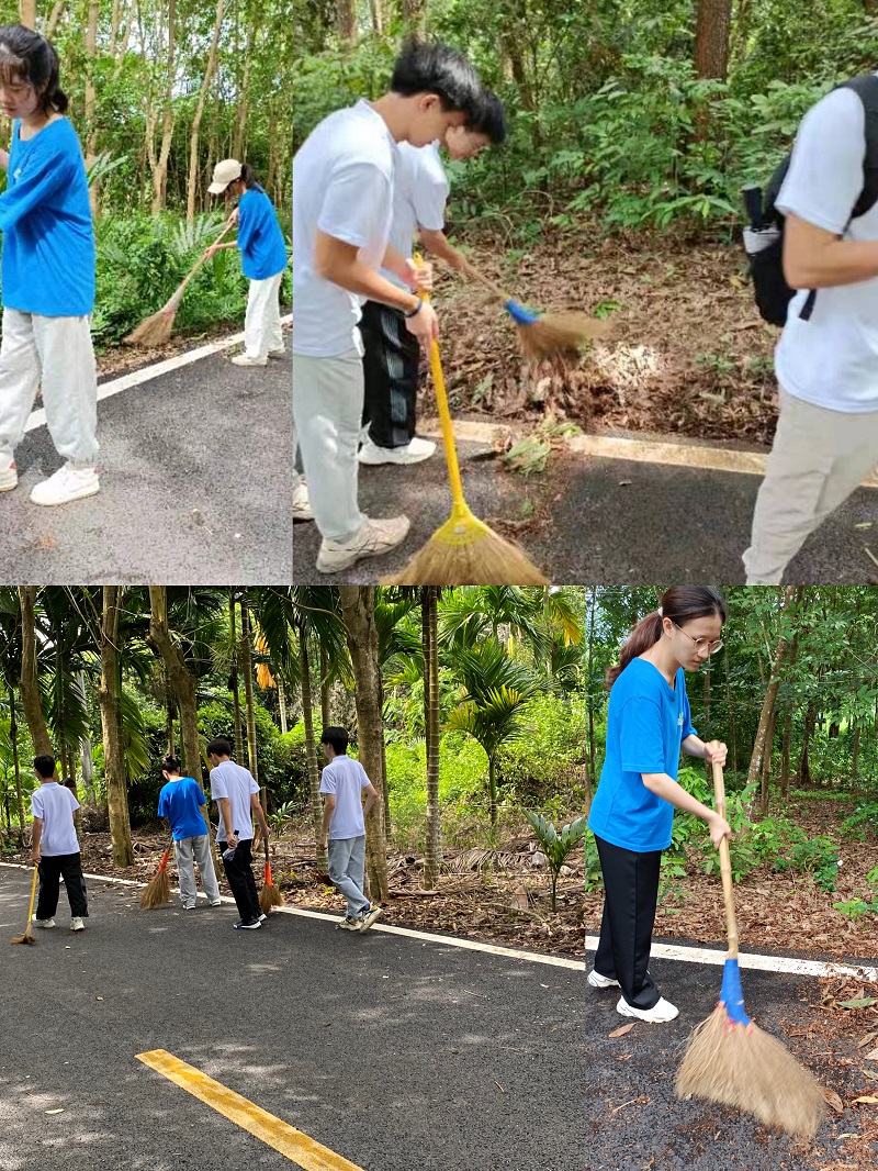 實(shí)踐團(tuán)成員參與美化鄉(xiāng)村行動(dòng).jpg