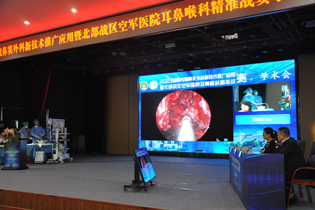 湘雅醫(yī)院耳鼻咽喉頭頸外科系主任蔣衛(wèi)紅教授在做學術分享.jpg